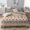 Geometric Bedding Set Bohemian Style Microfiber Abstract Pattern Print Duvet Cover With Pillowcases Teens Adults Bedroom Decor