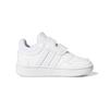 Adidas Neo Hoops Non-Slip Durable Low-Top Walking Shoes Baby Shoes White GW0442
