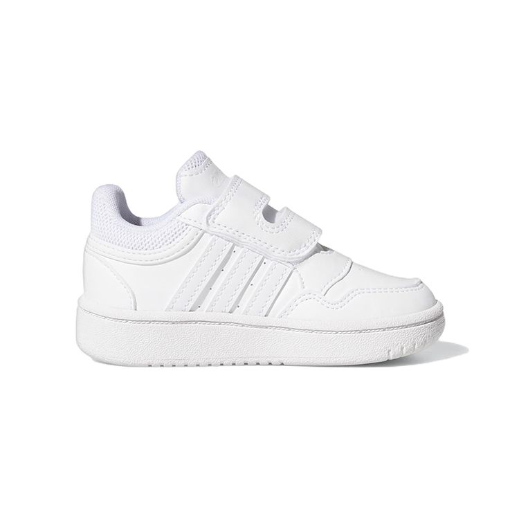 Adidas Neo Hoops Non-Slip Durable Low-Top Walking Shoes Baby Shoes White GW0442
