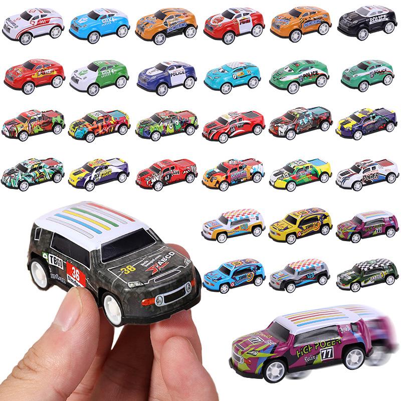 10/20Pcs Alloy Pull Back Car Kids Birthday Party Favors Goodie Pinata Fillers Mini Racing Vehicles Toy Boy Girl Christmas Gift