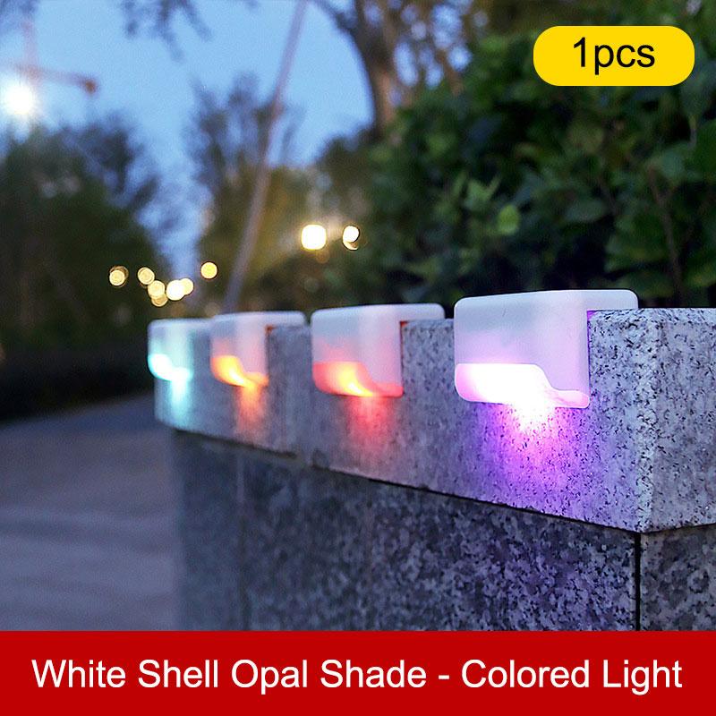 

Солнечный палубный светильник наружный 1 шт., водонепроницаемый светодиодный солнечный светильник для наружных лестниц, ступеней, заборов, дворов, патио и дорожек as the picture