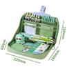 12-Layer Penicl Case Large Opening Multi-Compartment Stationery Bag Stationery Organizer Large Capacity Pen Bag Students