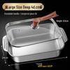 Zhishi 304 Stainless Steel Roasting Pan with Lid