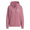 Hanorac Fleece cu Inscripție Adidas în Crimson pentru Femei, Croială Largă, cu Fermoar Complet (JSY18/IEH71) Pre-iubit (JG8225)