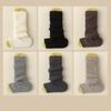 Winter Knit Leg Warmers – Thick Ribbed Design,6COLOR From Korea