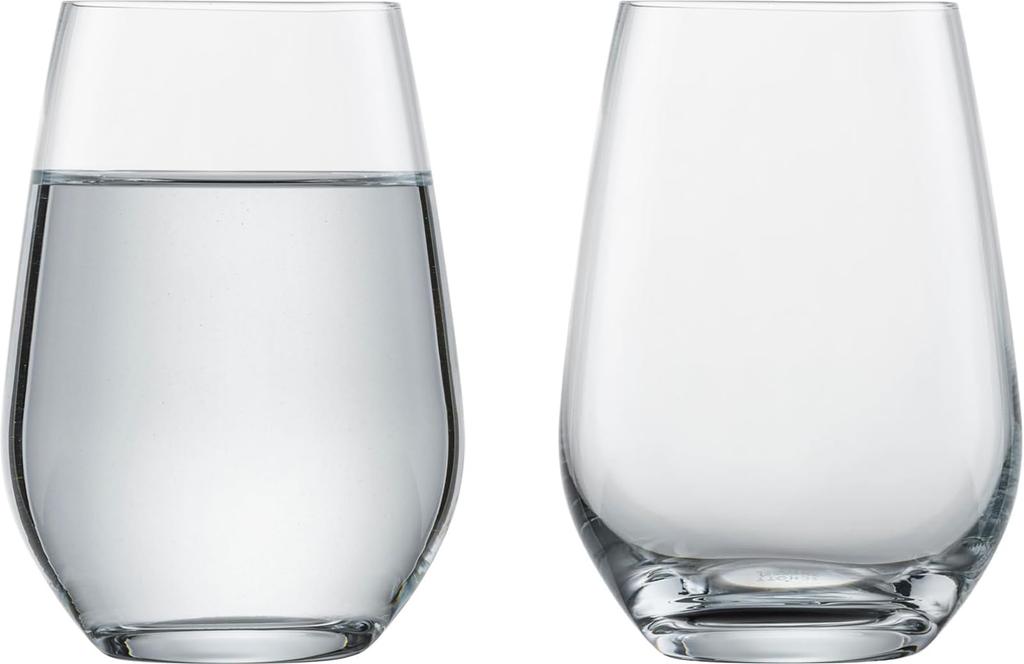 ZWIESEL GLAS Break-Resistant Forte Tumblers, Multi-Purpose Tumblers for Water, Mineral Water, and Soft Drinks, Pair of 2, Machine-Made (m123931)