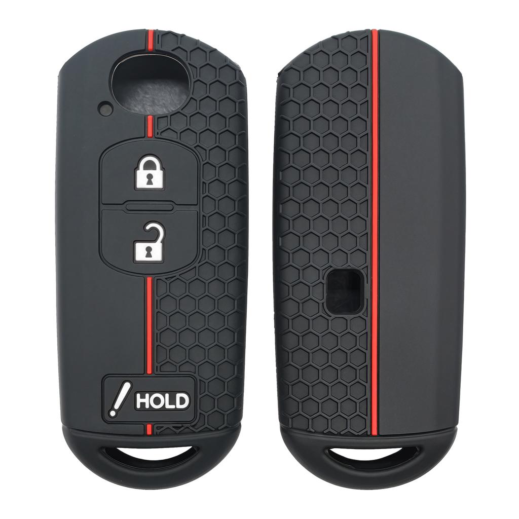 Smart Key Fob Cover For Mazda 3 6 Cx-5 Cx-9 (2012-), Keyless Entry Remote Case, Premium Silicone Anti-Scratch Shell
