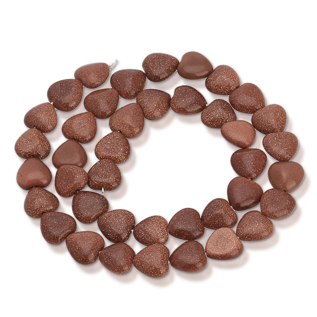 1 String Natural Stone Colorful Heart shaped Agate Tiger Eye Amethyst Blue Pine Spacer Beads DIY Charm Bracelet Necklace Jewelry