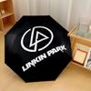 Linkin Park Print 8?Ribben Automatische Paraplu Windbestendig Lichtgewicht Opvouwbare Paraplu Voor Buitenreizen