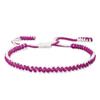 Women's Two-Color Ethnic Knot Bracelet: High-End Handwoven Jewelry