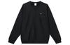 Men's Sweatshirt Solo Swoosh Solid Color Crew Neck Pullover Fleece Lined Long Sleeved Sweatshirt Men's