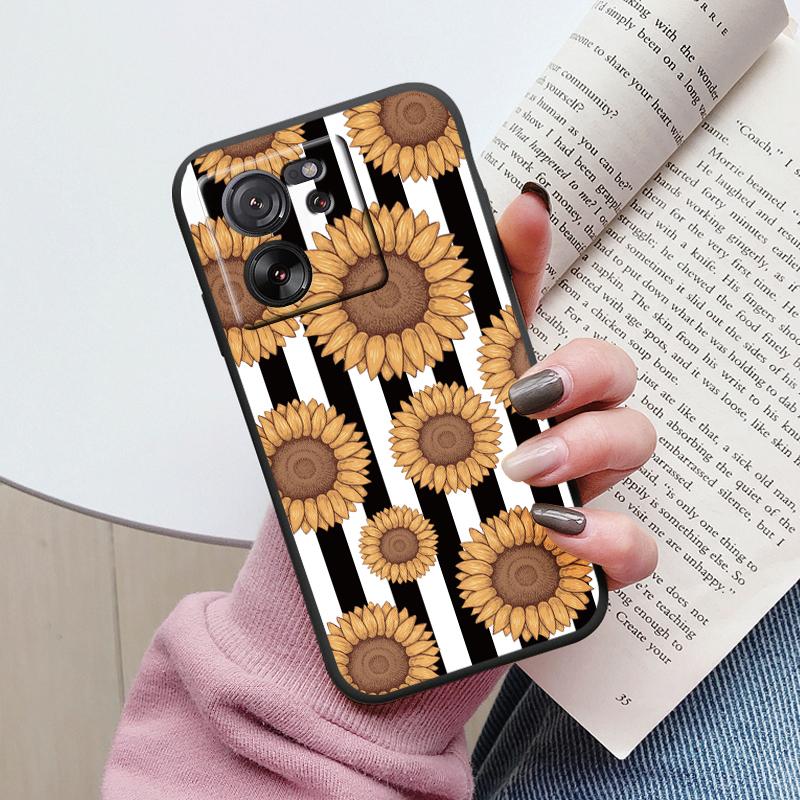 Cute Cat Case For Xiaomi 13T Pro Silicone Soft Back Cover Lovely Cartoon Painted Capa Shell For Xiaomi 13T Fundas 13tpro Coque