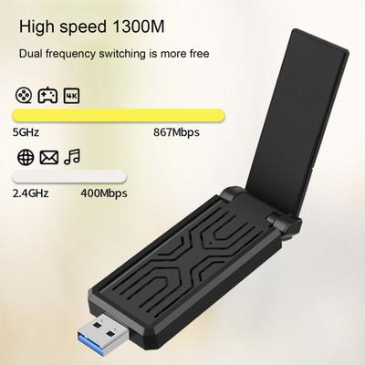 Karta sieciowa bezprzewodowa Doskonała podwójna częstotliwość bez ogrzewania Adapter WIFI Adapter dwupasmowy WIFI Karta sieciowa Laptop Supplies
