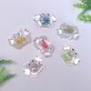 Cartoon Crab Resin Cabochons Flatback Kawaii Marine Life Decorative Pieces for Hair Bow Centerpiece Toddler Jewellery Slime DIY