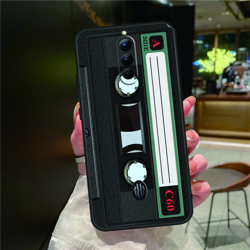 Cassette Mix Tape Phone Case For ZTE Nubia Red Magic 9 Pro Plus 6 7 8 Pro 6S 7S 8S Pro Plus 5G 5S 6R Cover