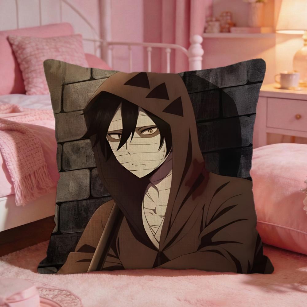 Angels Of DDeaths Anime Cushion Cover Premium Comfort Reversible Pillow Cove Two In One Design For Any Room  Car Interior