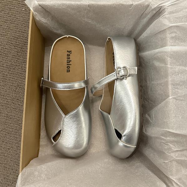 Fashion Slippers Women Summer PU Cover Toe Beach Shoes Slides Pantofle Rubber Sabot 2025 Beach Shoes Rubber Slippers Slipers Women Cover
