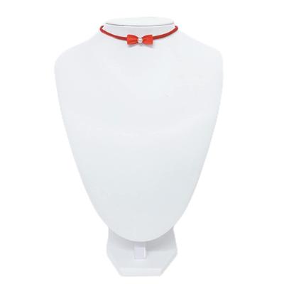Minacute Gargantilha de Fita Vermelha Q4364