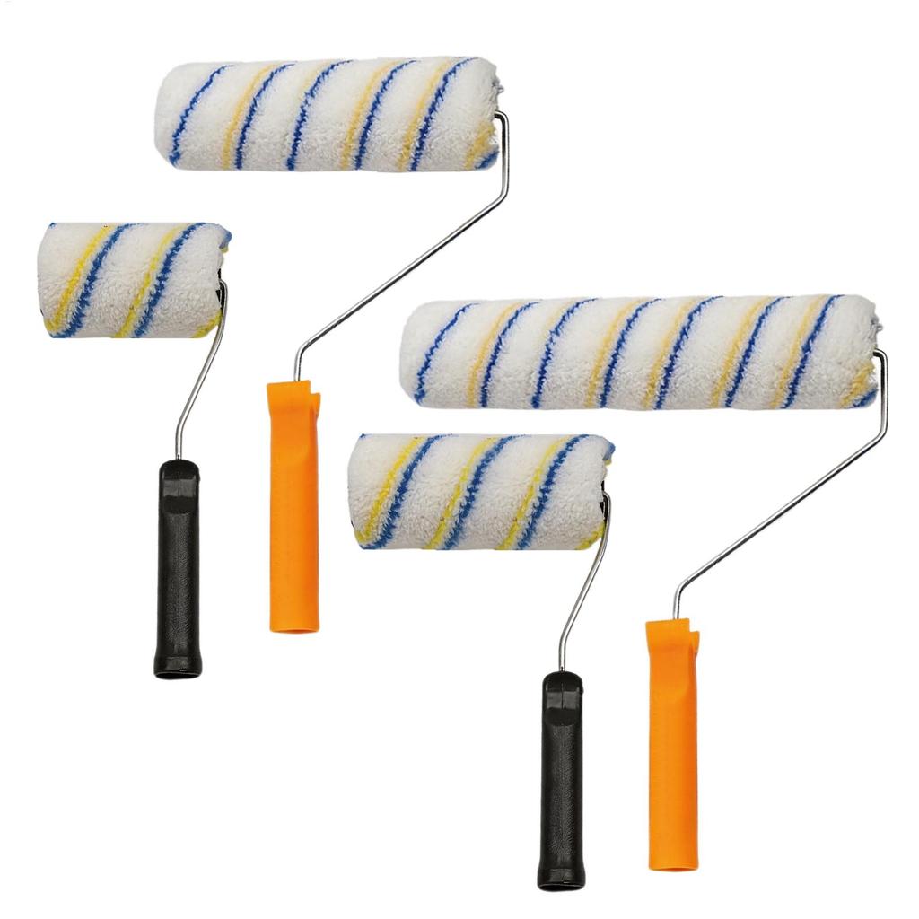 Paint Roller Brush House Renovation Tool Wall Painting Roller for Interior & Exterior, Cabinets Doors Fences Decks Crafts