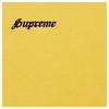 Supreme Washed S/S Top Yellow