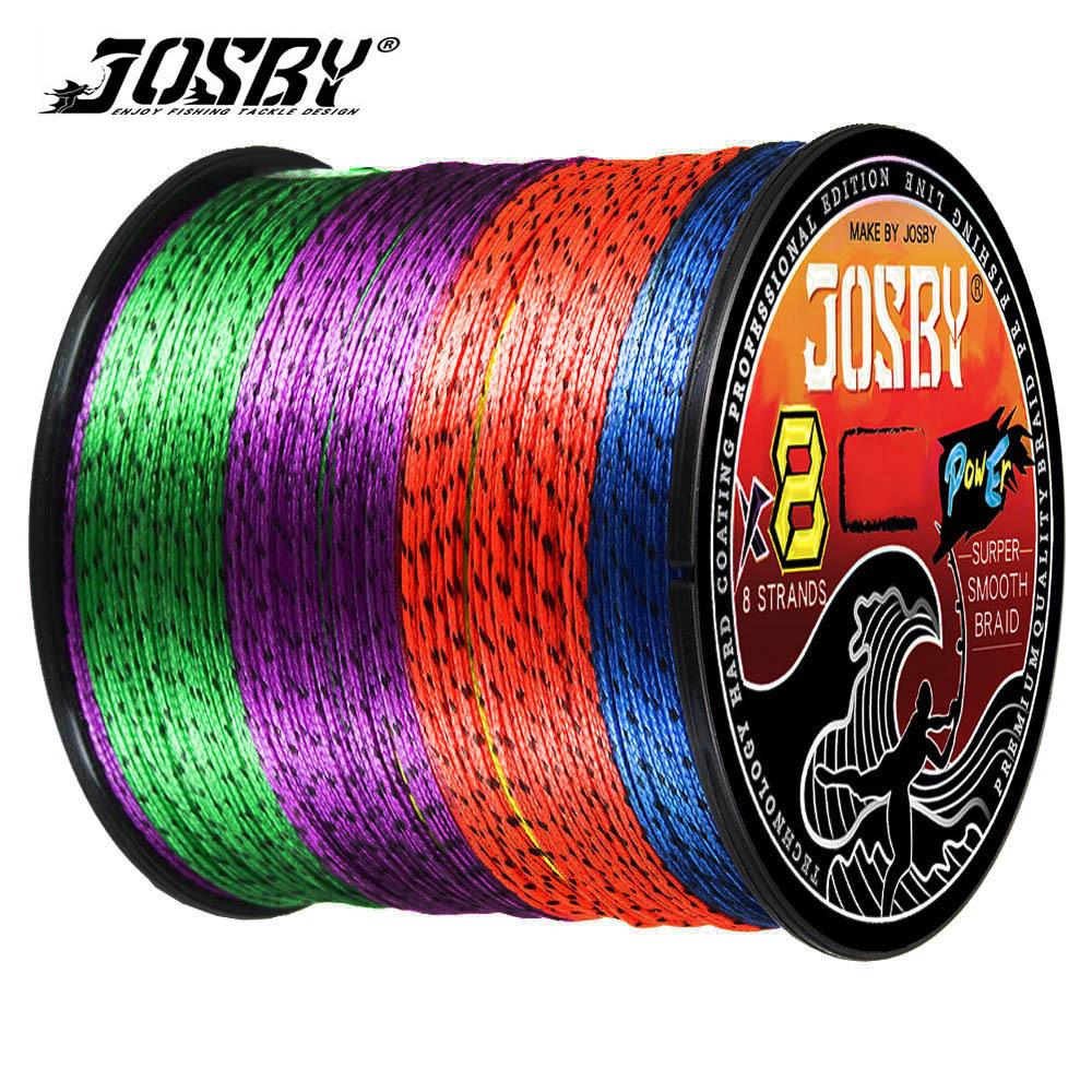 8X Japan Braided Polyethylene Fishing Line - Multi-Filament, Speckled, 100M/300M/500M for Fly, Sea, Saltwater, & Freshwater