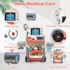Pretend Play Doctor Kit for Kids with Cart Stethoscope Doctor Kit for Toddlers Role Play Medical Toy Birthday Gift for Girl Boy