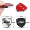 Zinc Alloy Metal Side Body Decoration Wing Guard Sticker for Jeep Compass Renegade Avenger Patriot Cherokee Liberty AKS1