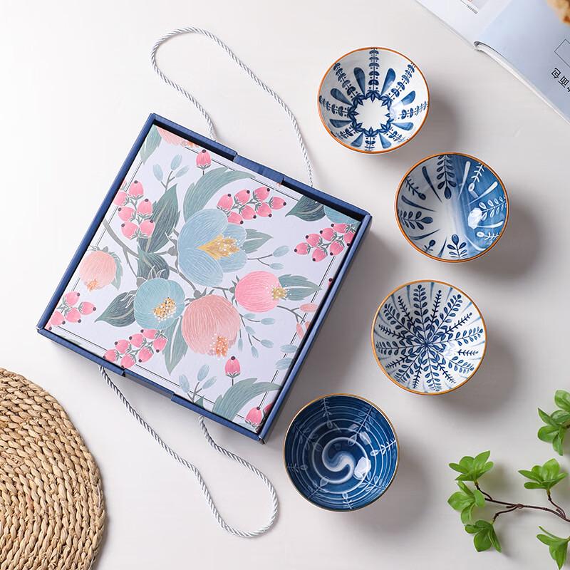 Lujiazui Japanese Ceramic Bowl Gift Set