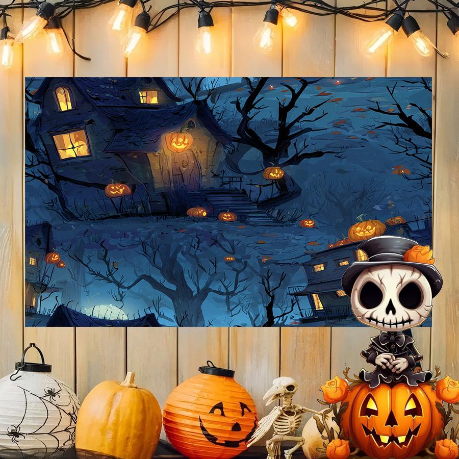 Cute Halloween Jesus Background Cloth Hanging Cloth Bedroom Bedside Decorative Wall Cloth Rental Dormitory Tapestry