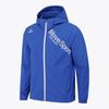 MUBEUSEUPOCHEUBAIDESANGTEU Wording Graphic Woven Hooded Windbreaker Jacket Blue Vs123Ewb11