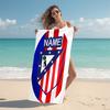 Personalized Flamengo Team Crest Beach Towel Microfiber Beach Towel Thin Absorbent for Beach Swimming Yoga Bath Sports. 0910171