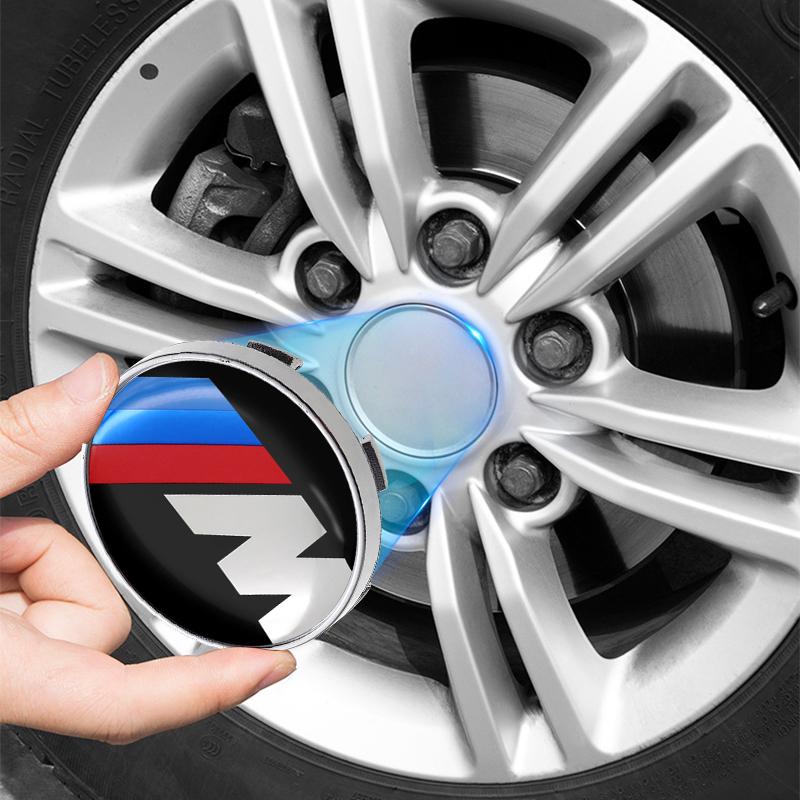4PCS 60mm M LOGO Emblem Car Rim Cover Decal Tire Wheel Center Hub Cap Cover Auto Accessories for BMW X1 X3 X4 X5 E46 E90 F20 E60 E39 F10 M2 M3 M5