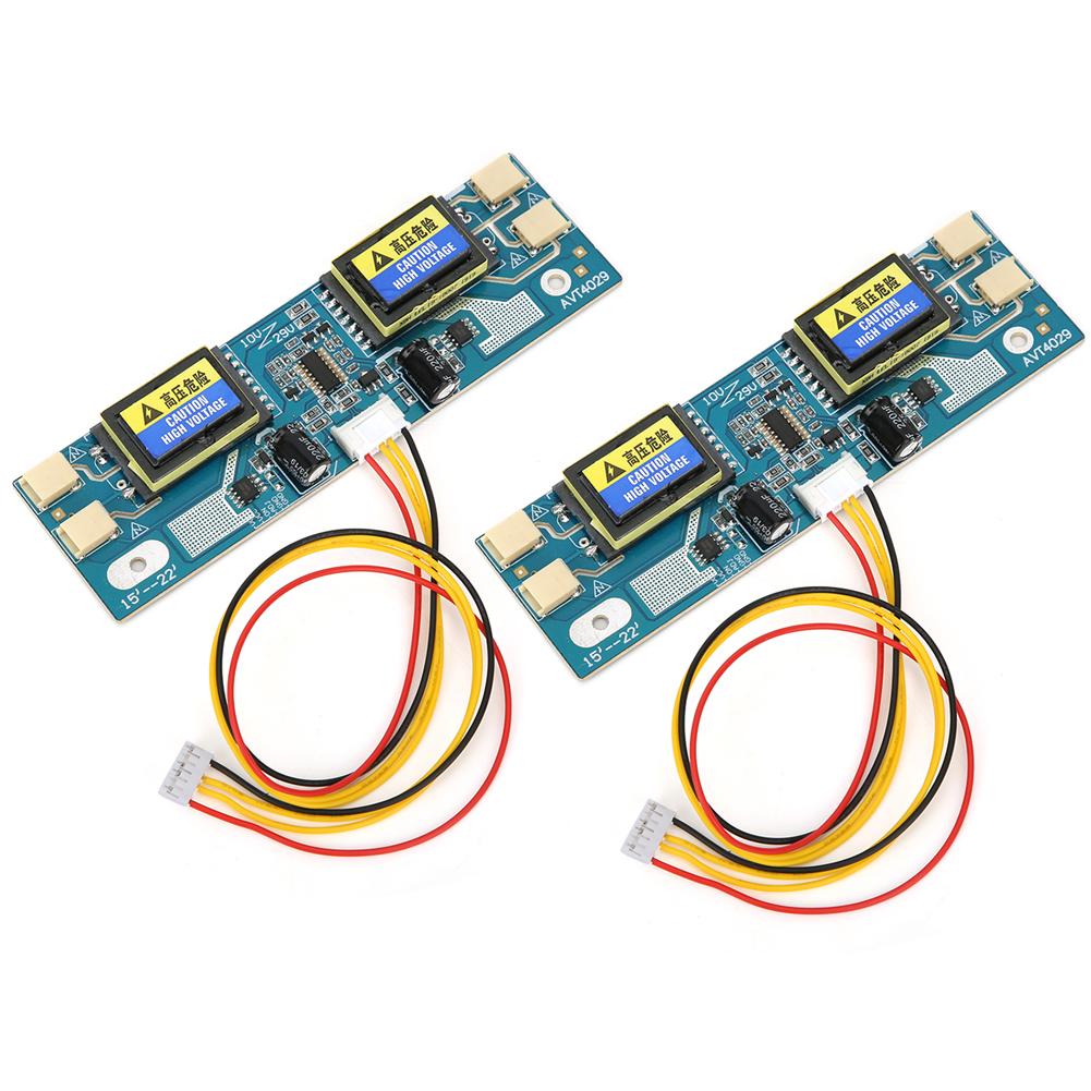 2PCS AVT‑4029 Universal 4 Light Inverter Board Support 15‑22 Inch LCD Display Screen