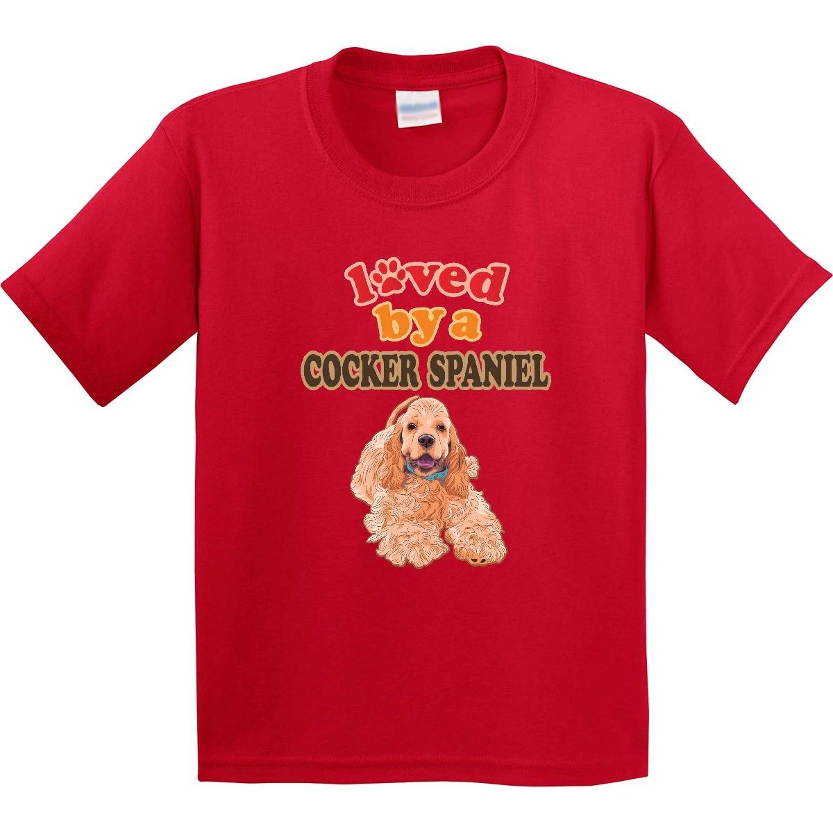 Inktastic Cocker Spaniel Dog Lover Youth T-Shirt Pets Puppy Tee Kids Children 140