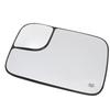Heated Convex Mirror Glass with Blind Spot Glass Side View Mirror Glass Lens Replacement for 1500 2500 3500 2002 2008