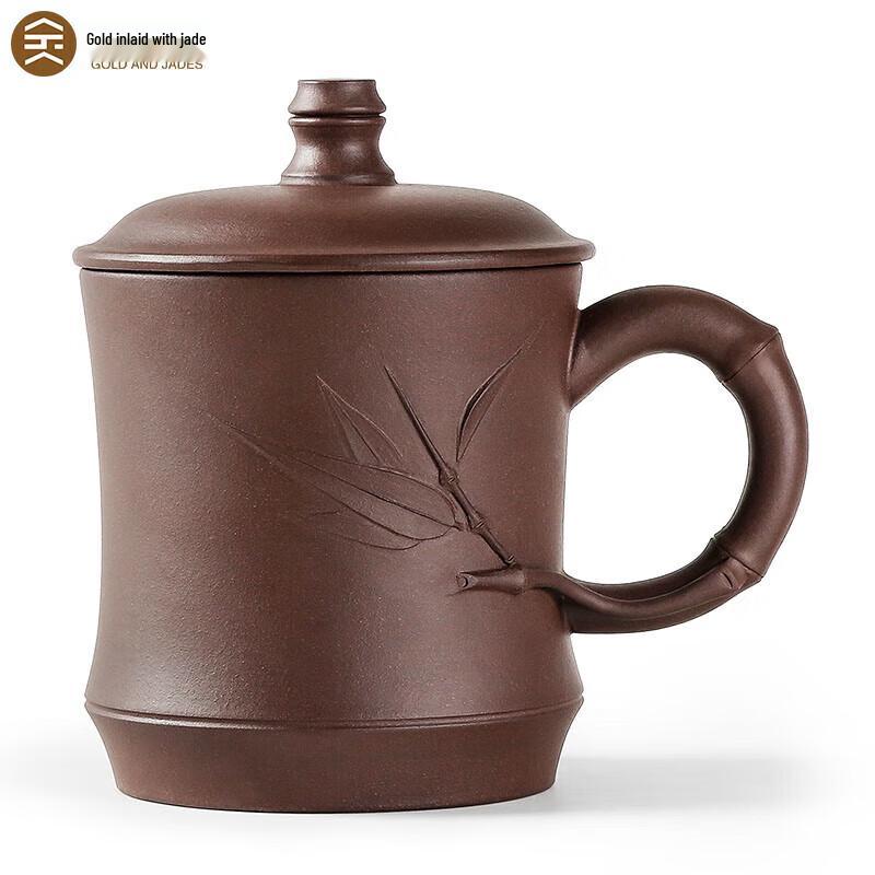 

Bamboo Charm Zisha Clay Tea Cup with Infuser
