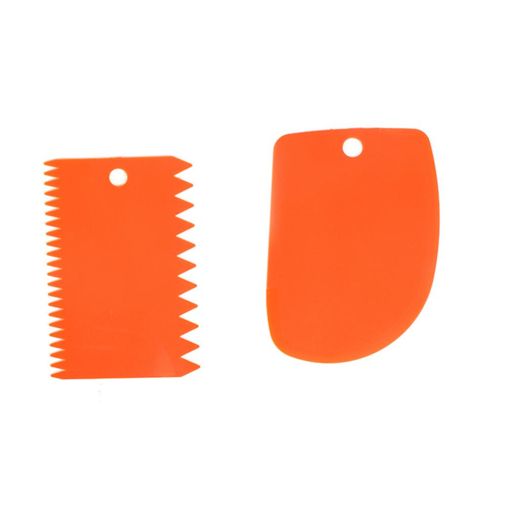 Plastic Clay Scrapers Orange Plastic Clay Scraper 6Pcs Handle Carved Soft Clay Sculpture DIY Tool Soft Clay Tool