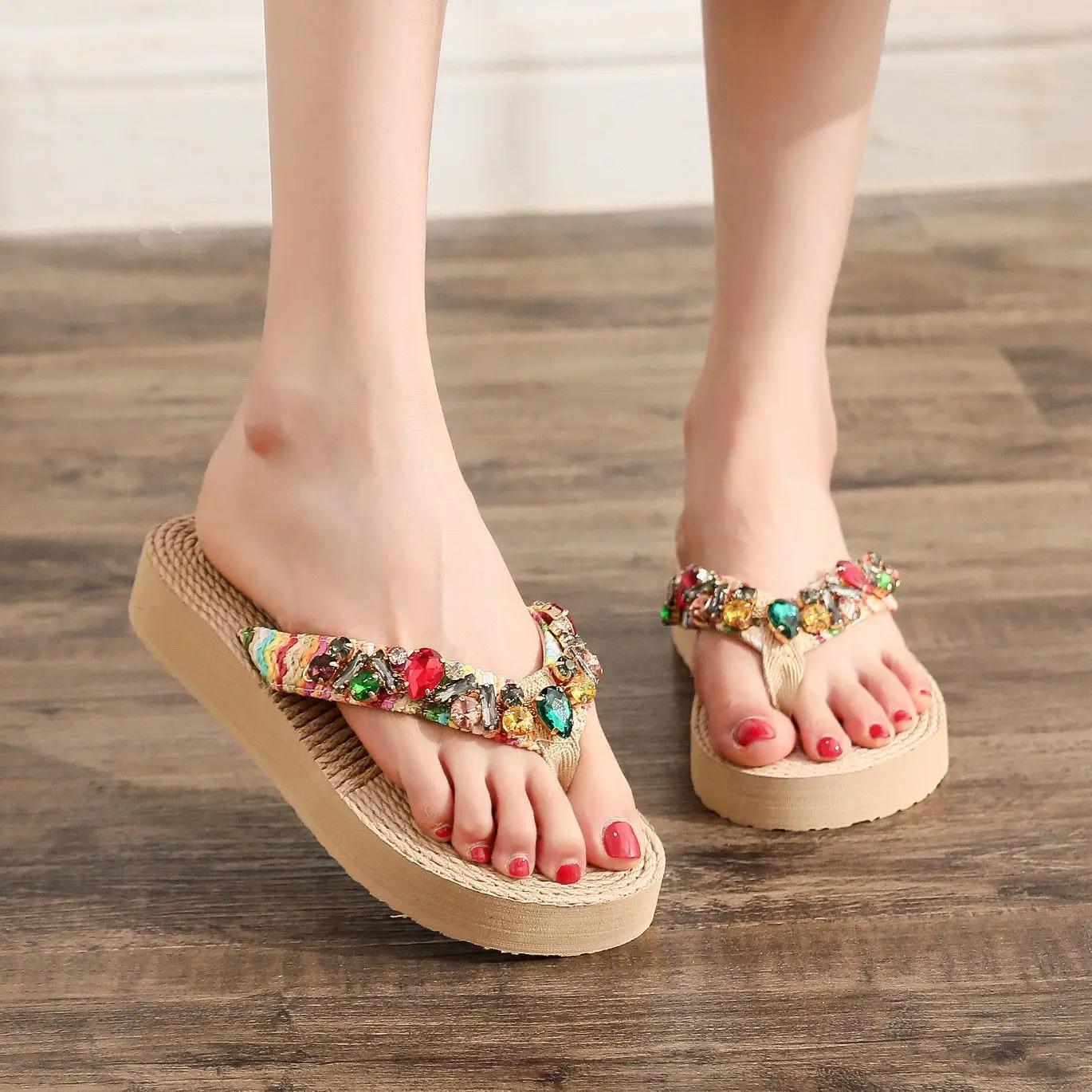 Обувь Пляжные Шлепанцы Новая Мода Женские Тапочки И Женские Сандалии Оптом — фото 14