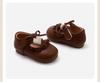 Spring 2026 Girls' Bow Princess Leather Shoes – Stylish Baby Walker Shoes