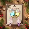 4PCS Packaged Set Tree Pendant Assorted Shapes Hanging Decoration Xmas Bauble  Festive Arrangement