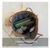 Hot Selling Light Luxury Sewing Thread Pu Zipper Women's Handbag New Fashionable Women's Commuting Shoulder Bag Tote Bag