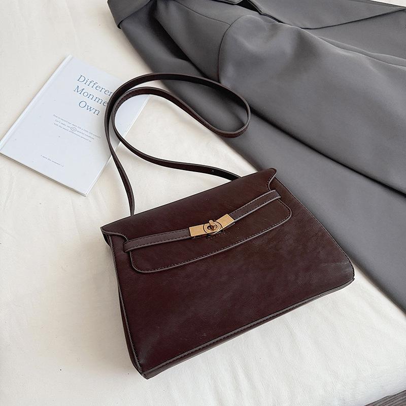 Bag winter new high-value commuter women's one-shoulder crossbody bag large-capacity work tote bag