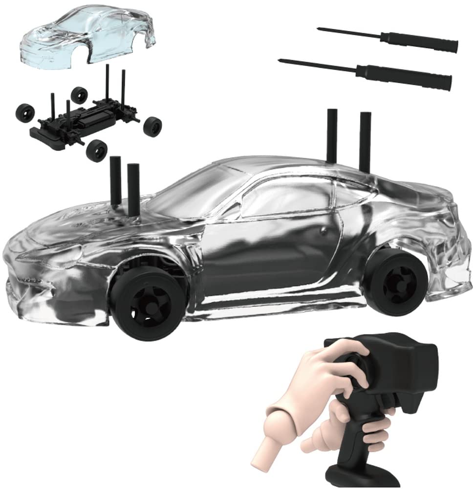 

Trifactory IDEA Series Electric Radio Controlled Car Set 2 Resin Kit for Figures 1/12 ID-18