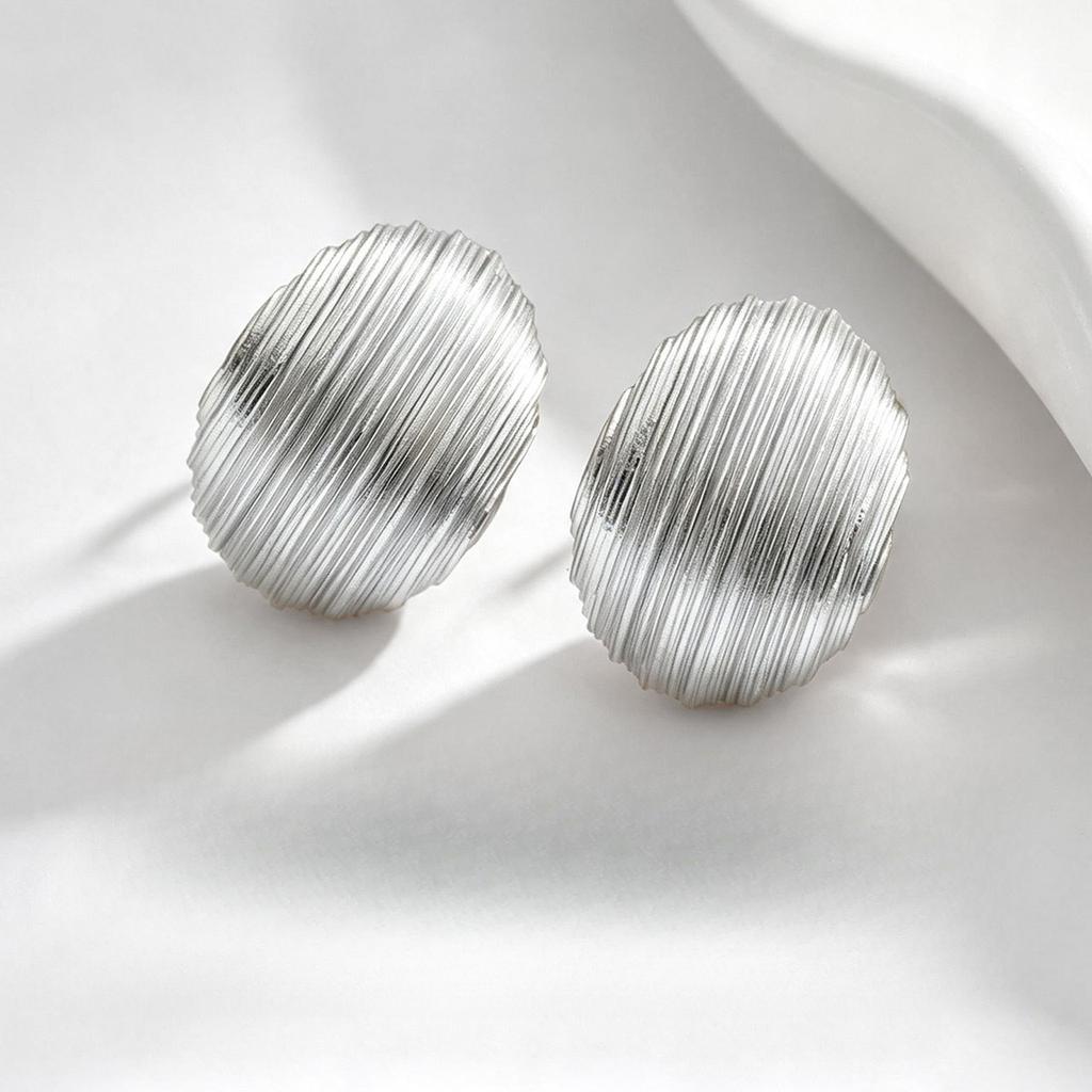 Arc Stud Earrings Niche Light Luxury Exquisite Earrings Stud Earrings
