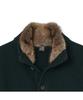 IOLO Merino Wool Knit Fur Jacket_Dark Green
