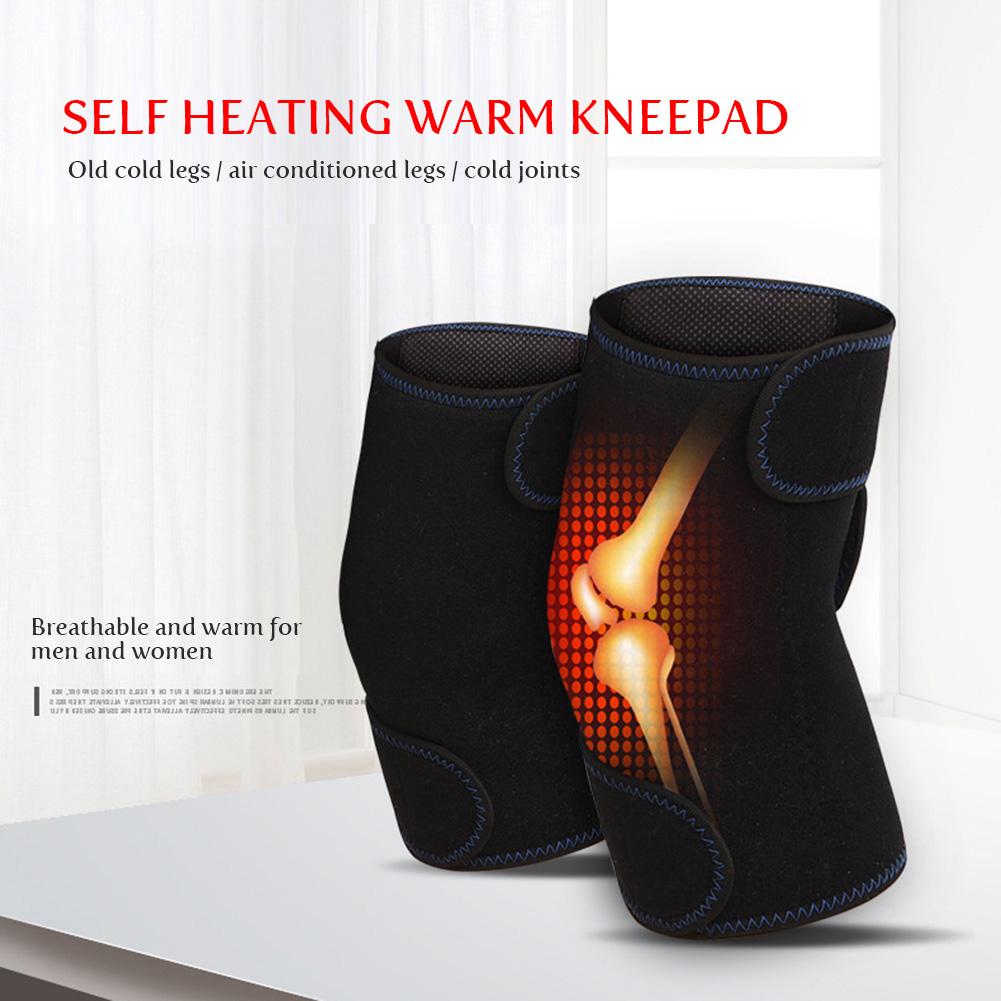 1 pair Magnetic Knee Pads Self Heating Pad Knee Brace Support Knee Massage Pads Health Care