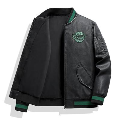 Leather Jacket, High-end Leather Jacket, Men's Coat, Japanese Trendy Brand Plus Size Motorcycle Suit