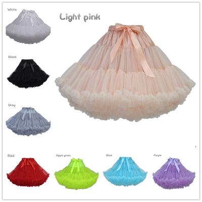 Frauen Mädchen Lolita Petticoat Krinoline Unterrock Swing Tutu Prinzessin Rock Hippie Cosplay Nettes Kleid