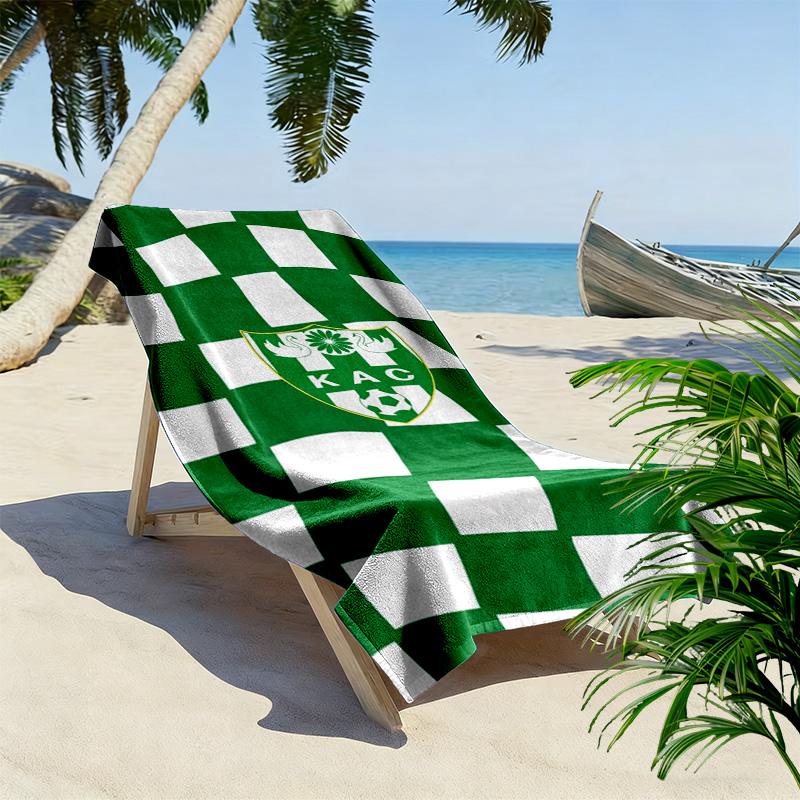 KAC kenitra athletic club Print Beach Towel, Large Soft Quick Dry Towel for Beach Camping Swimming