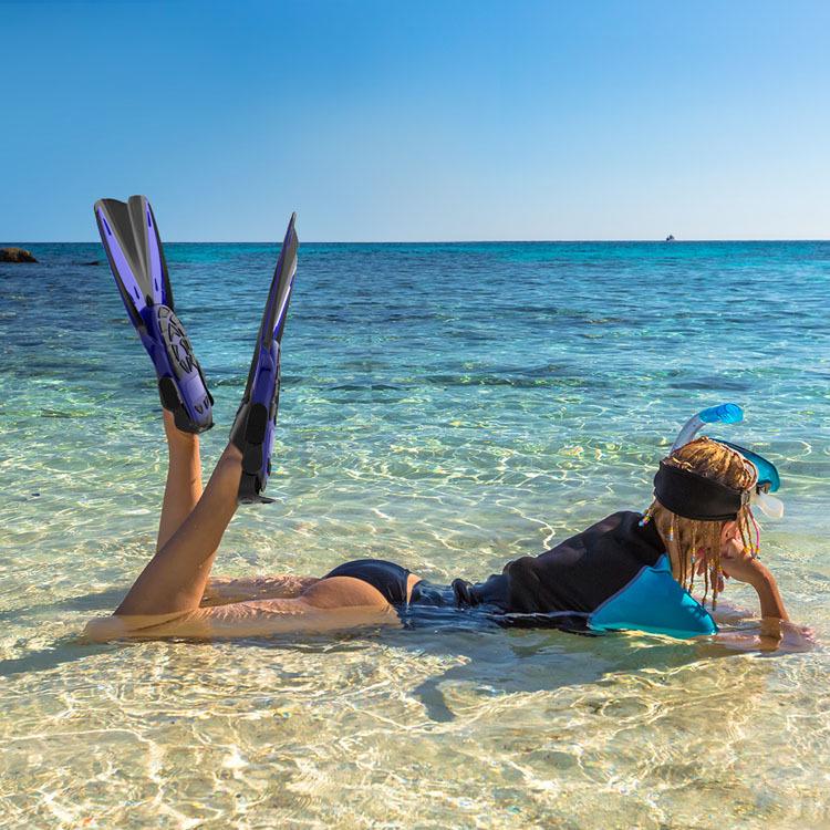 Adjustable Unisex Diving & Snorkeling Fins with Shoes